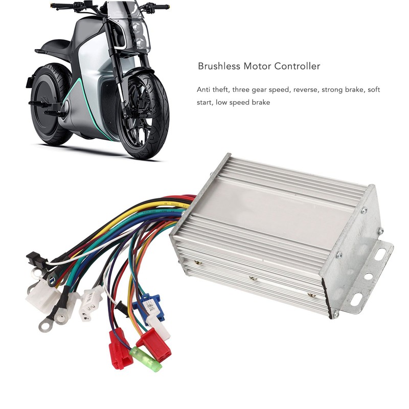 Brushless Motor Controller 25A 9 Tubes 48V to 64V 450W