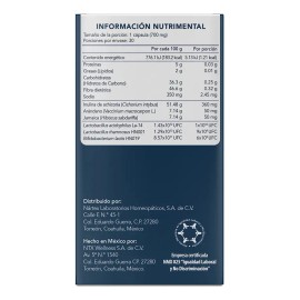 Nartex Suplemento Probiótico 25 Billones UFC Mujer 30 Cápsulas Salud Femenina                                                                         