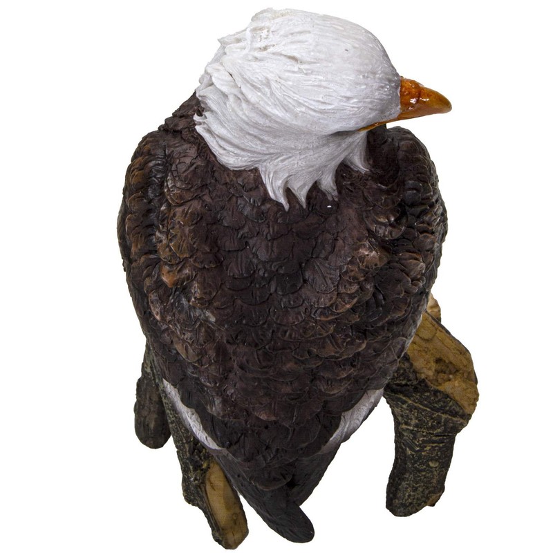 Pacific Giftware American Eald Eagle Perching on Tree Branch Resin
