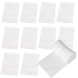 rindaism Non-woven Fabric Bags, Wrapping, Pack of 100, 2 Sizes Available in Videos, Large, Medium, Small, Mini, Packing, Storage, Gift, Clothing, Cover, Shoes, Bag, Storage, White (S(5.9 x 7.9 inches