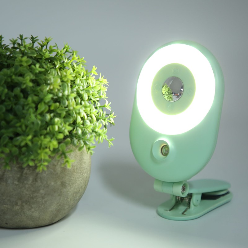 Dimmable Fill Light Soft Lamp Mini Humidifier for Phone Video