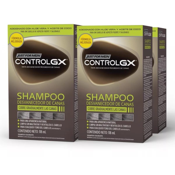 Controlgx Just For Men Control Gx Shampoo Reductor De Canas