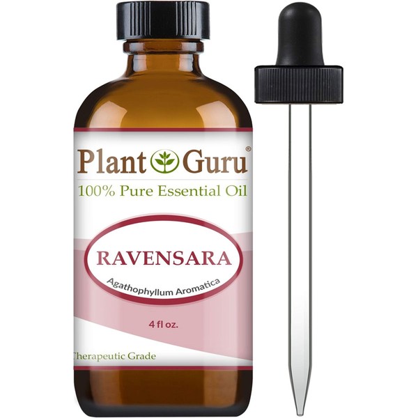 Wild Ravensara Essential Oil (Agathophyllum Aromatica Madagascar) 4 oz 100% Pure Undiluted Therapeutic Grade.