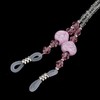 YuanHolumid Pink Reading Eyeglass Cord Holder Beaded Sun Glasses Chain