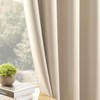 CUCRAF Light Beige Blackout Curtains 90 inch Length 2 Panels