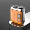 Mini Electric Shaver for Men – Rechargeable Dual Blade Beard