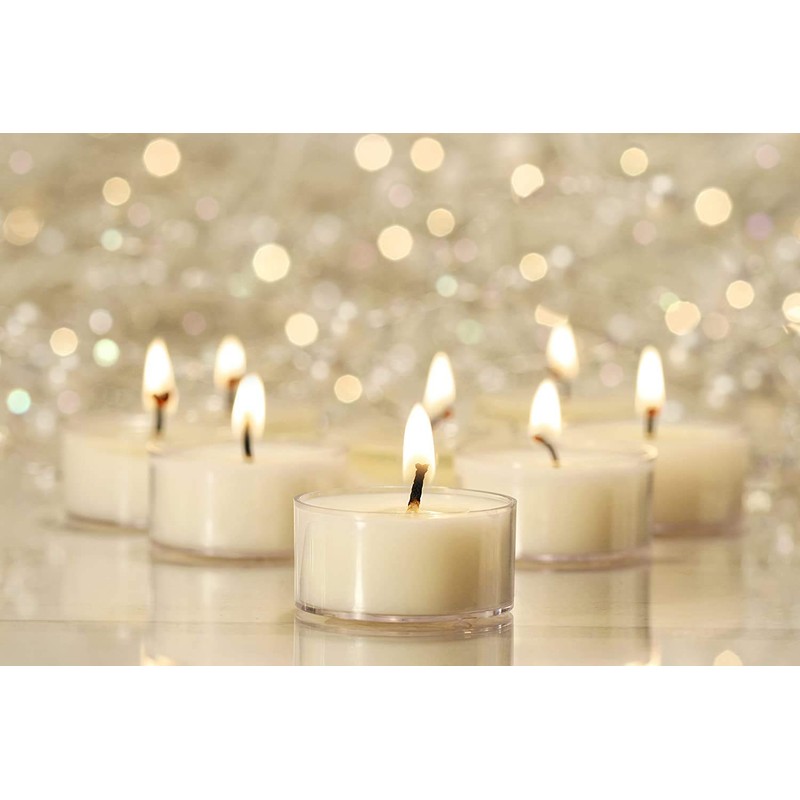 Ner Mitzvah Tea Light Candles - 100 Bulk Pack -