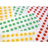 Small Round 6mm (0.2") Red Yellow & Green Circular Coloured