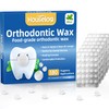 Orthodontic Wax for Braces, 180 Pcs Pre-Cut Mint Dental Wax