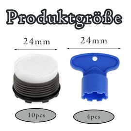 Pack of 14 for Taps, Tap Strainer Insert Tap Attachment Tap Strainer for Taps Kitchen Bathroom Water Filter Tap Aerator