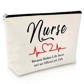 Nurse Gifts for Women Nurse Appreciation Gift Makeup Bag Nurse Graduation Gifts Nurse Practitioner Gifts Thank You Gift for Nurse Registered Nurse Cosmetic Bag Nursing Graduation Birthday Gift