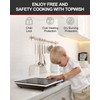 TOPWISH Portable Induction Cooktop, Hot Plate Countertop Burner with 10
