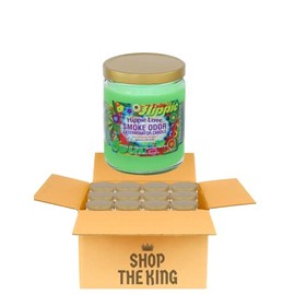 Bulk Smoke Odor Exterminator Candles Ultimate Smoke Elimination Case of 12 (Hippie Love)