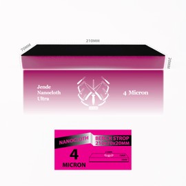 Jende Nanocloth 4 Micron Knife Strop 210x70mm(unloaded)-Premium Ultra bench knife Strop for Diamond Emulsions