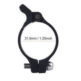 ZYAMY Gear Front Derailleur Clamp 31.8mm Adjustable Front Derailleur Adapter Clip for Cycling Accessory