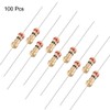 Sourcingmap 100Pcs 2 Ohm Resistor, 1/4W 5% Tolerance Carbon Film