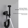 G1/2 Bidet Sprayer Handheld Black Alloy Toilet High Pressure Sprayer