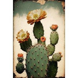 STOJAN Diamond Painting Kits Vintage Cactus, Diamond Painting 5D Full Diamond Adult Children DIY Embroidery Plant Art, Suitable for Home Decor Office Decor Or Gifts for Friends(8X12Inch)