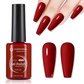 CHERIMOYA Esmalte Gel Alta Pigmentación UV/LED 8ML-Rojo Clásico