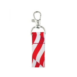 PinMart Patriotic Waving American Flag Lanyard w/Safety Release