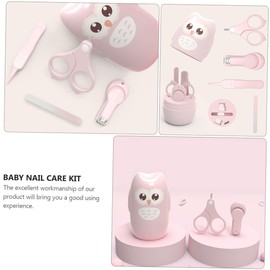 SUPVOX 1Set Nail Care Kit Lightweight Portable Grooming Tools for Safe and Easy Manicure Ergonomic Design with Adorable Owl Theme for Boy Girl Soothe Nail Clipping