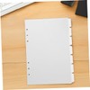 GRIRIW 21pcs Removable Index Dividers Detachable Tabs for Notebooks Journals