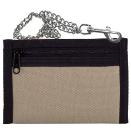 2Stoned Wallet Embroidered with Chain and Velcro Fastening Camo Gym Bag for Adults and Children, beige, m