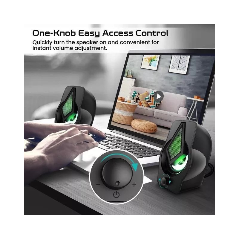 Speakers ELEGIANT SR600 10W Computer Speakers Stereo Home Theater Sound