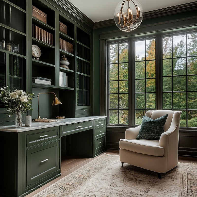 VEHCIL 10 Pack Square Cabinet Knobs Brushed Nickel, Single Hole