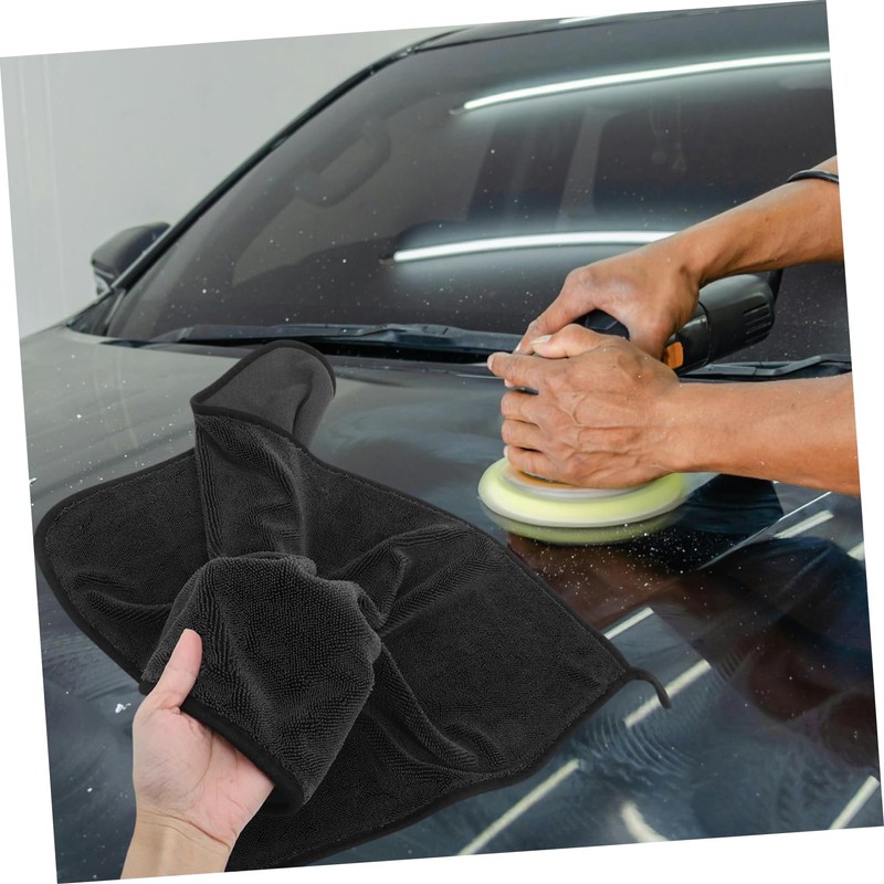 KICHOUSE Microfiber Towel Set Car Cleaning Cloths Super Absorbent Drying