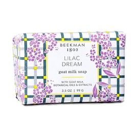 Beekman 1802 Jabón De Leche De Cabra Lilac Dream - 3.5 Oz Cada Uno - Perfumado - Nutre, Humecta E Hidrata - Jabón 100 Vegetal Con Ácido Láctico -...  
