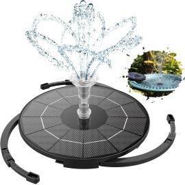 AISITIN 3.5W Solar Fountain Pump for Water Feature Outdoor Solar Bird Bath Water Pump