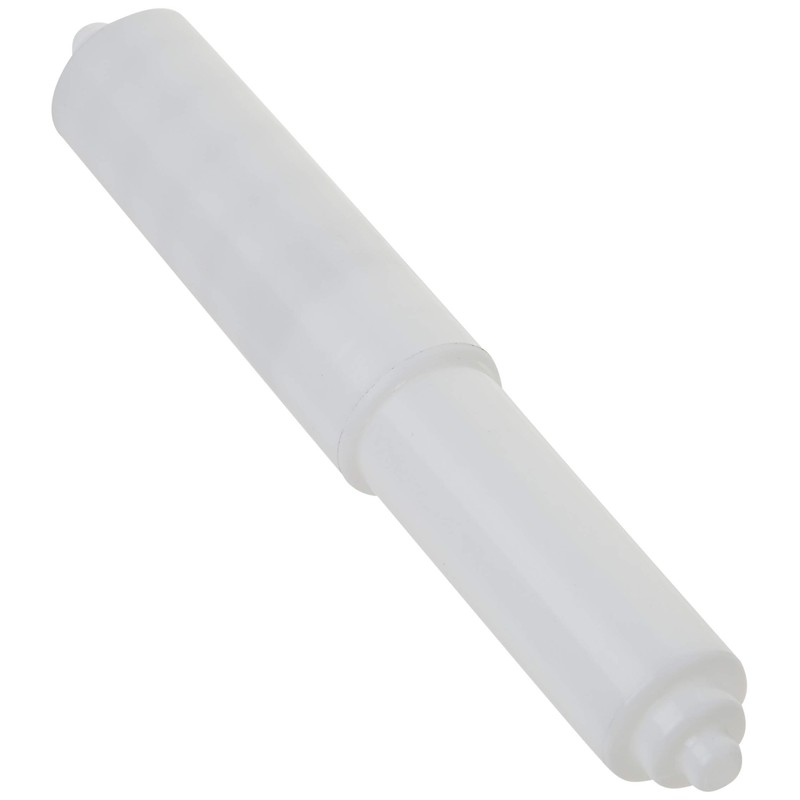DANCO Spring-Loaded Toilet Tissue Holder Rod, White, 1-Set (88648), +