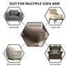 Leather Look Couch Arm Covers Set of 2 Armrest Covers
