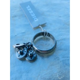 Diesel NEW DIESEL DL10060406.5 LADIES .925 STERLING SILVER RING - Size 6.5