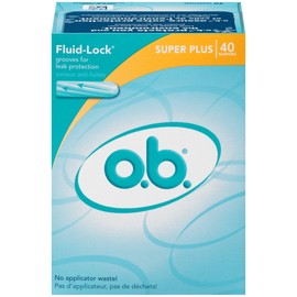 O.B. Digital Tampon, Super Plus, 40 Count (Pack of 3)