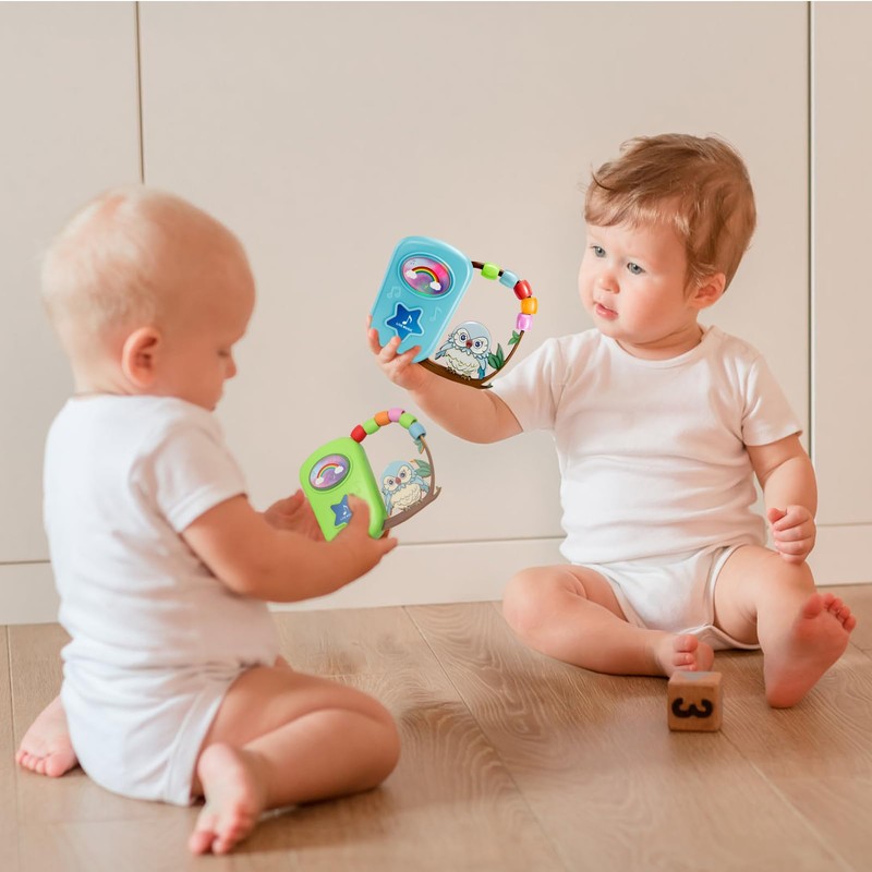 Interactive Baby Toy with Lights, 10 Melodies, Bead Chaser, Volume