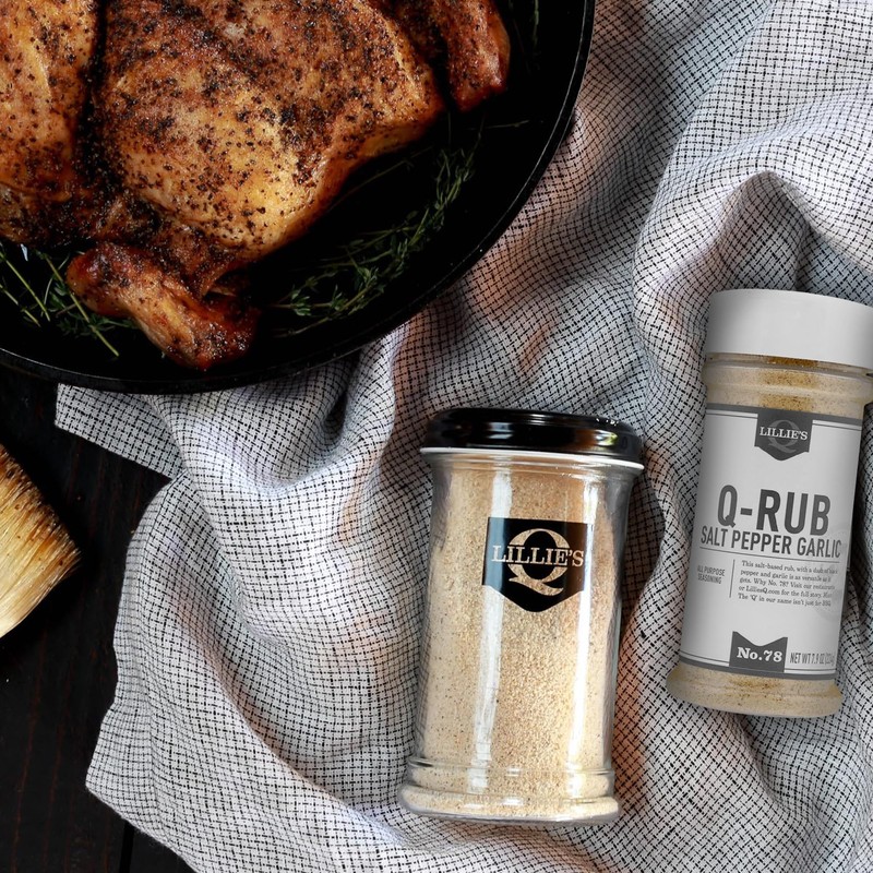 Lillie’s Q - Q-Rub BBQ Rub, Salt-Based BBQ Rub, All-Purpose