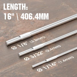 YESWELDER Aluminum TIG Welding Rod ER4043 1/8"x16" 5LB
