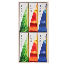 天壇進物5000 桐箱 包装品 (白檀の香り2箱、沈香の香り2箱、伽羅の香り2箱)