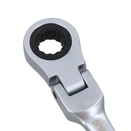 AB Tools 3/8” AF SAE Imperial Flexible Stubby Flexi Head Ratchet Spanner Combi Wrench