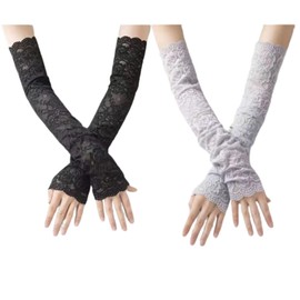 [HYOJINYO] Race Arm Cover, UV Protection, Sun Protection, Sun Protection, Sunscreen Protection, Sweat Absorbent, UV Protection, Cooling Protection, Cold Protection, Black + Gray