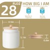Sweejar Ceramic Kitchen Canisters, 28 FLOZ Porcelain Food Storage Jar