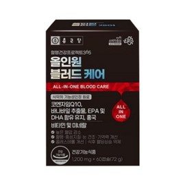 Chong Kun Dang Blood Circulation Health Project 365 All-in-One Blood Care 1200mg x 60 capsules (1 unit) / 종근당 혈행건강 프로젝트365 올인원 블러드 케어 1200mg x 60캡슐 1개