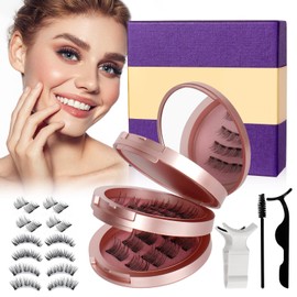 Magnetic Eyelashes, Magnetic Eyelashes Without Eyeliner, Eyelashes, Magnetic Natural Look, Magnetic Eyelashes, 3D Magnetic Lashes, Artificial Eyelashes, Magnetic Eyelashes Set with Pliers