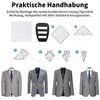 COZERI Pocket Square Set with Holder, 35 x 35 cm,