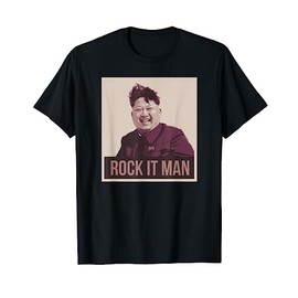 Rocketman Kim Jong Un I Rock It Man Funny Meme T-Shirt, black