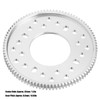 90 Tooth Cylindrical Aluminum Gear StraightTooth Deceleration Overspeed Parts 32mm
