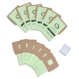 12 Type BB Bags + 1 Filter Compatible with Oreck Buster B, Buster B Housekeeper, Oreck XLPro Commercial Compact Canister Vacuum Cleaner, compare to part nos. PKBB12OF PKBB12DW