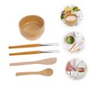 Mikinona 1set Mixing Bowl Set Beauty Accessories Bowl Spoon Mixing